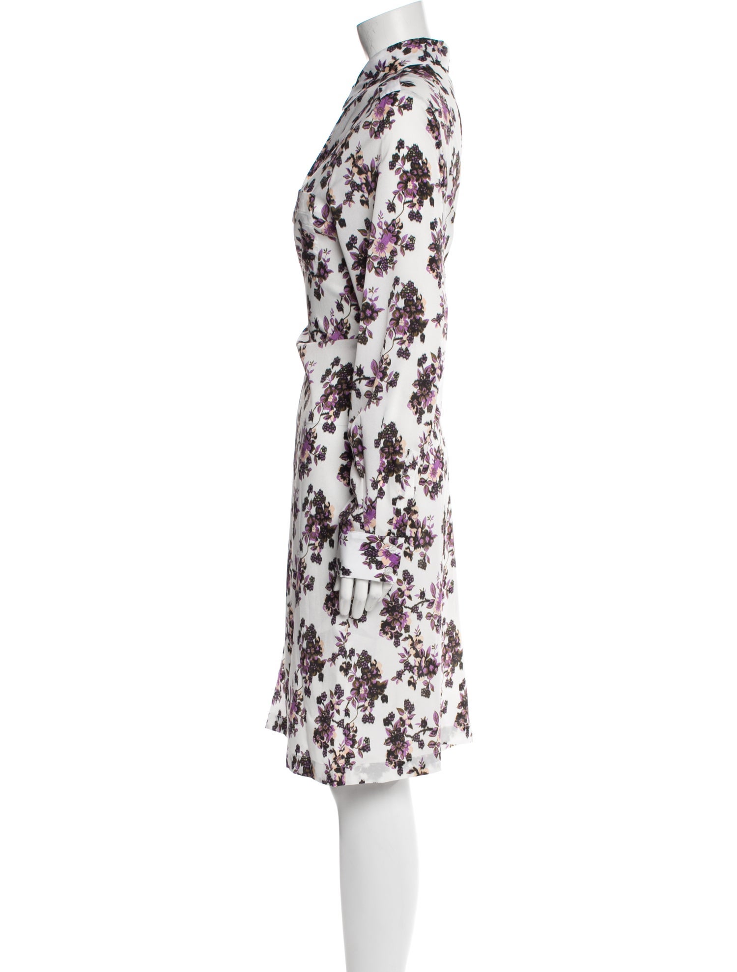 Pinko Floral Print Midi Length Dress