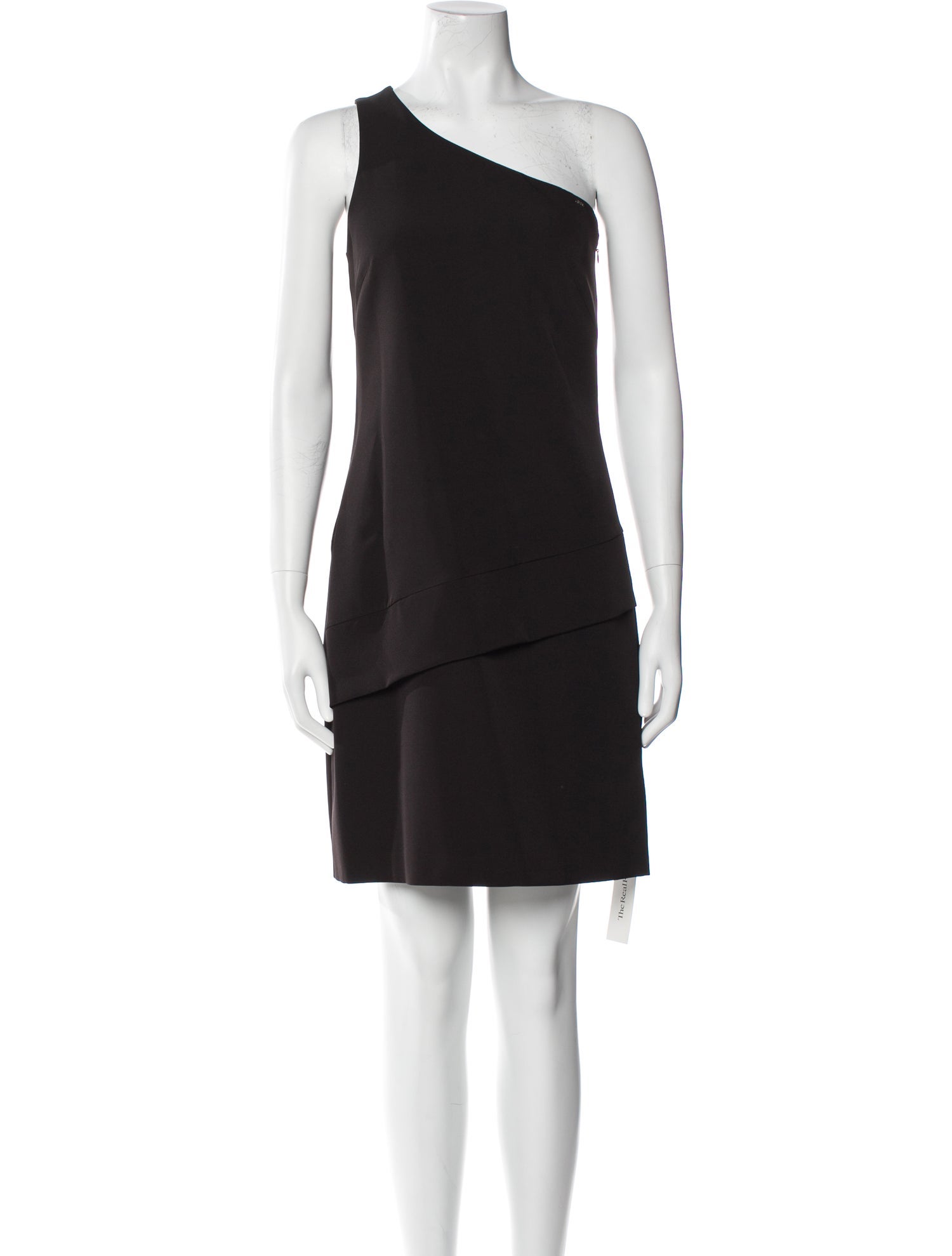 Pinko One-Shoulder Mini Dress