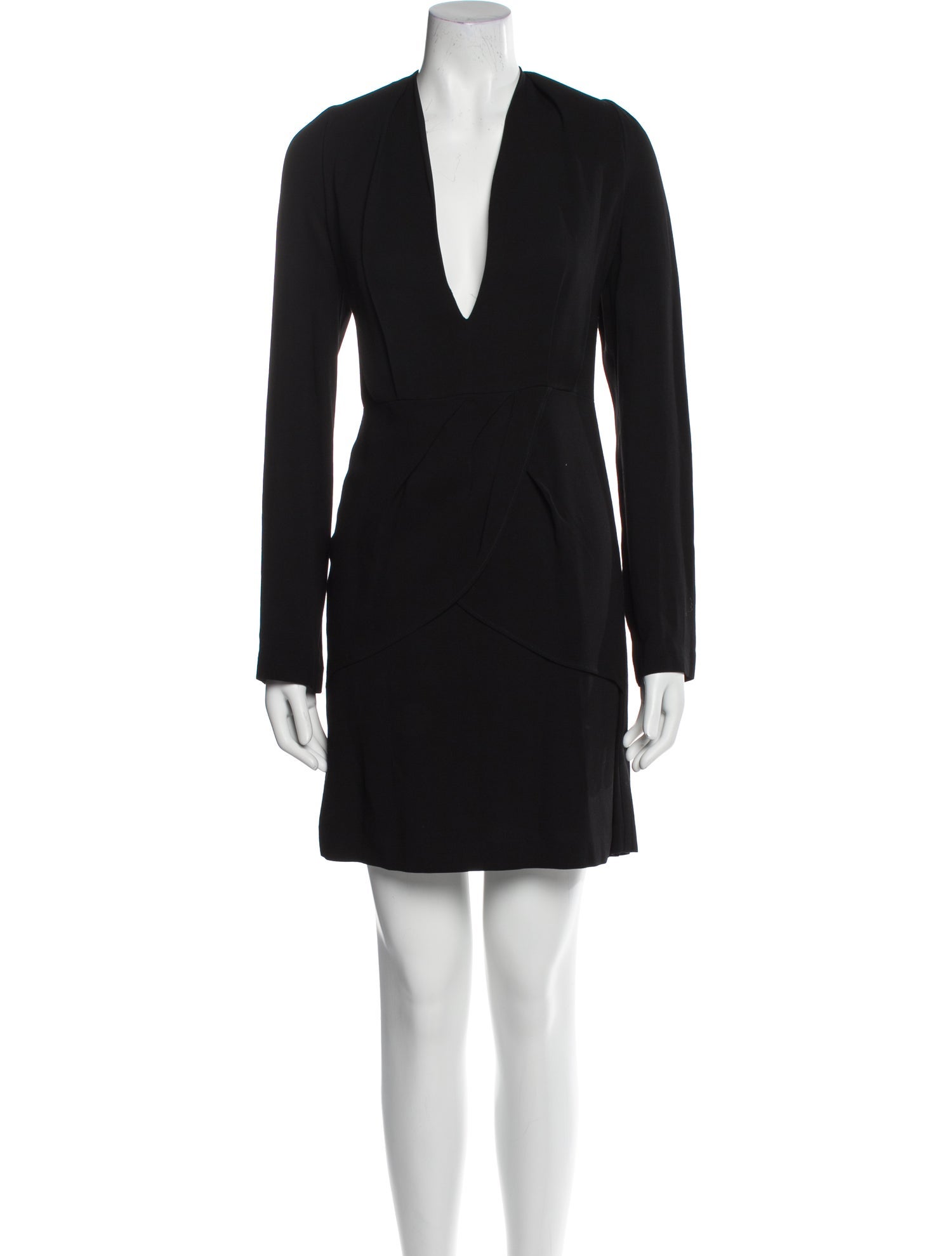 Pinko Plunge Neckline Mini Dress