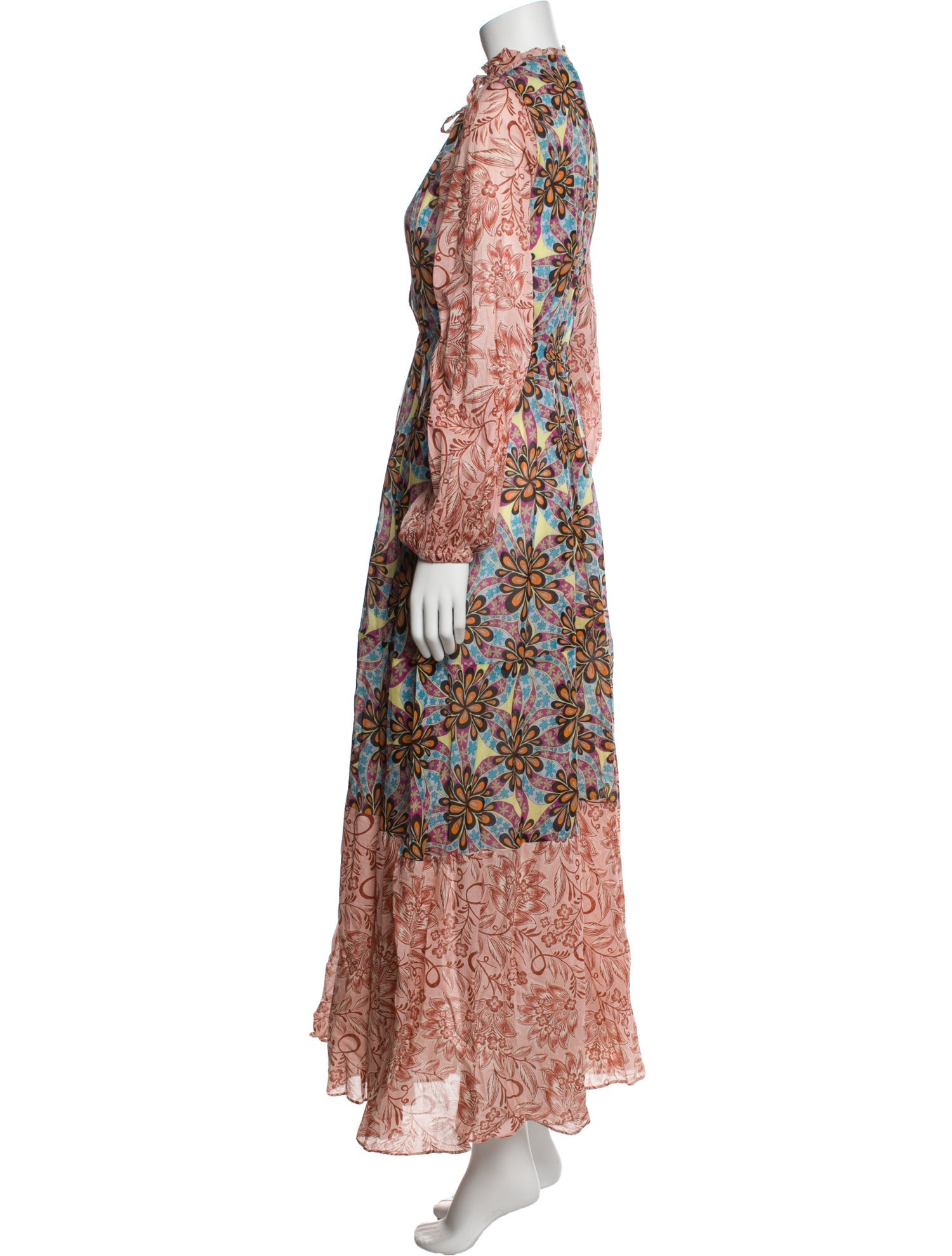 Pinko Paisley Print Long Dress