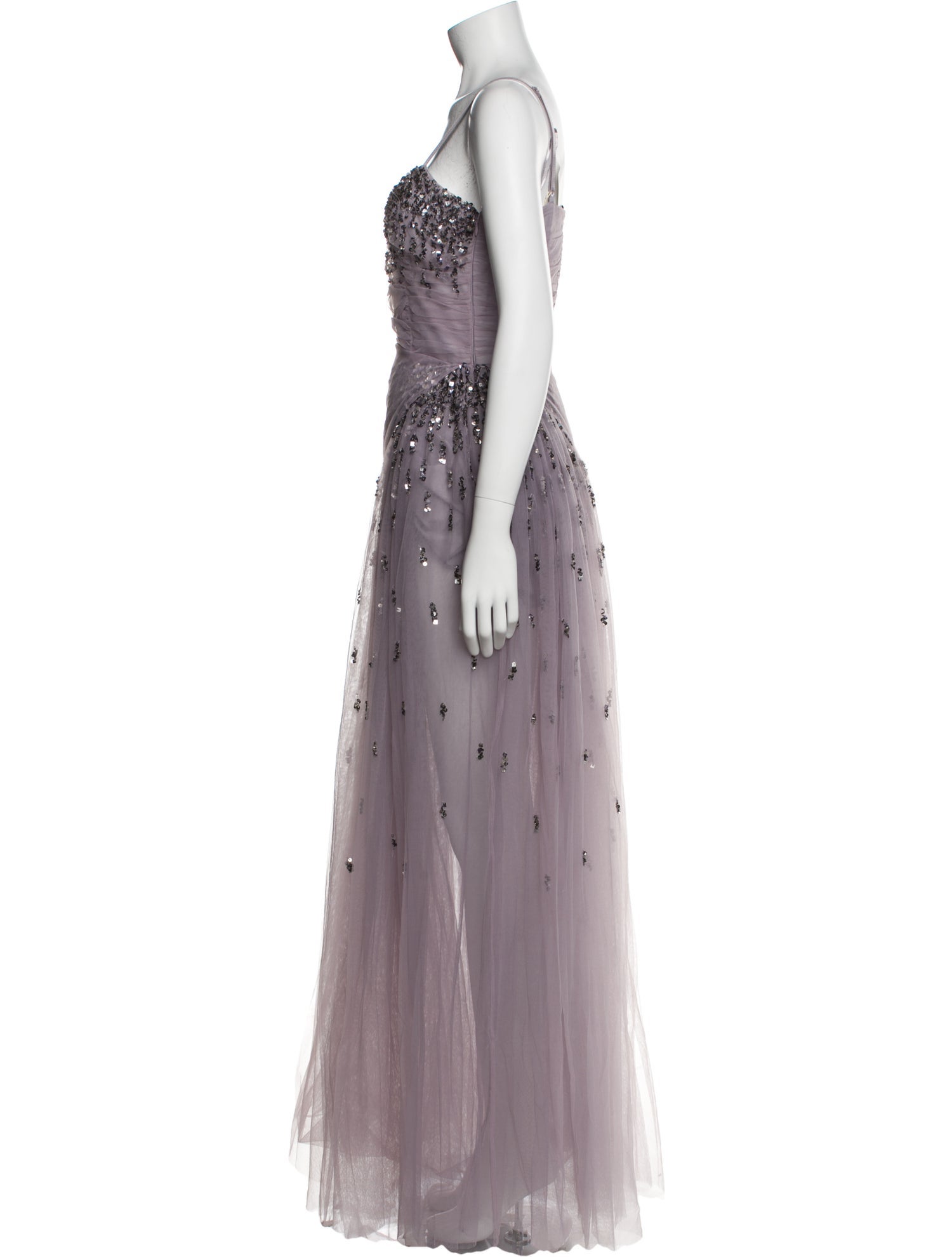 Pinko Mesh Long Dress