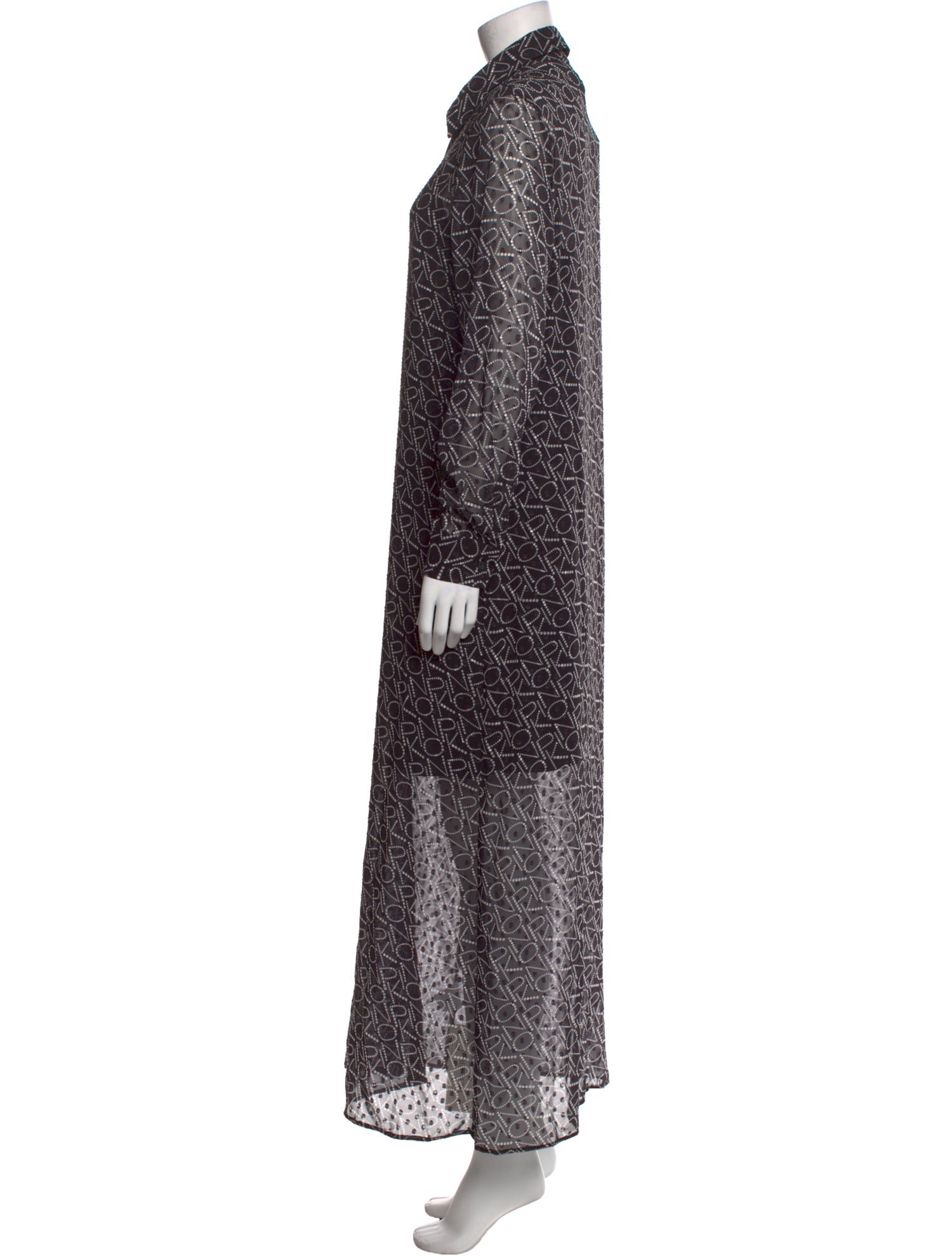 Pinko Printed Long Dress