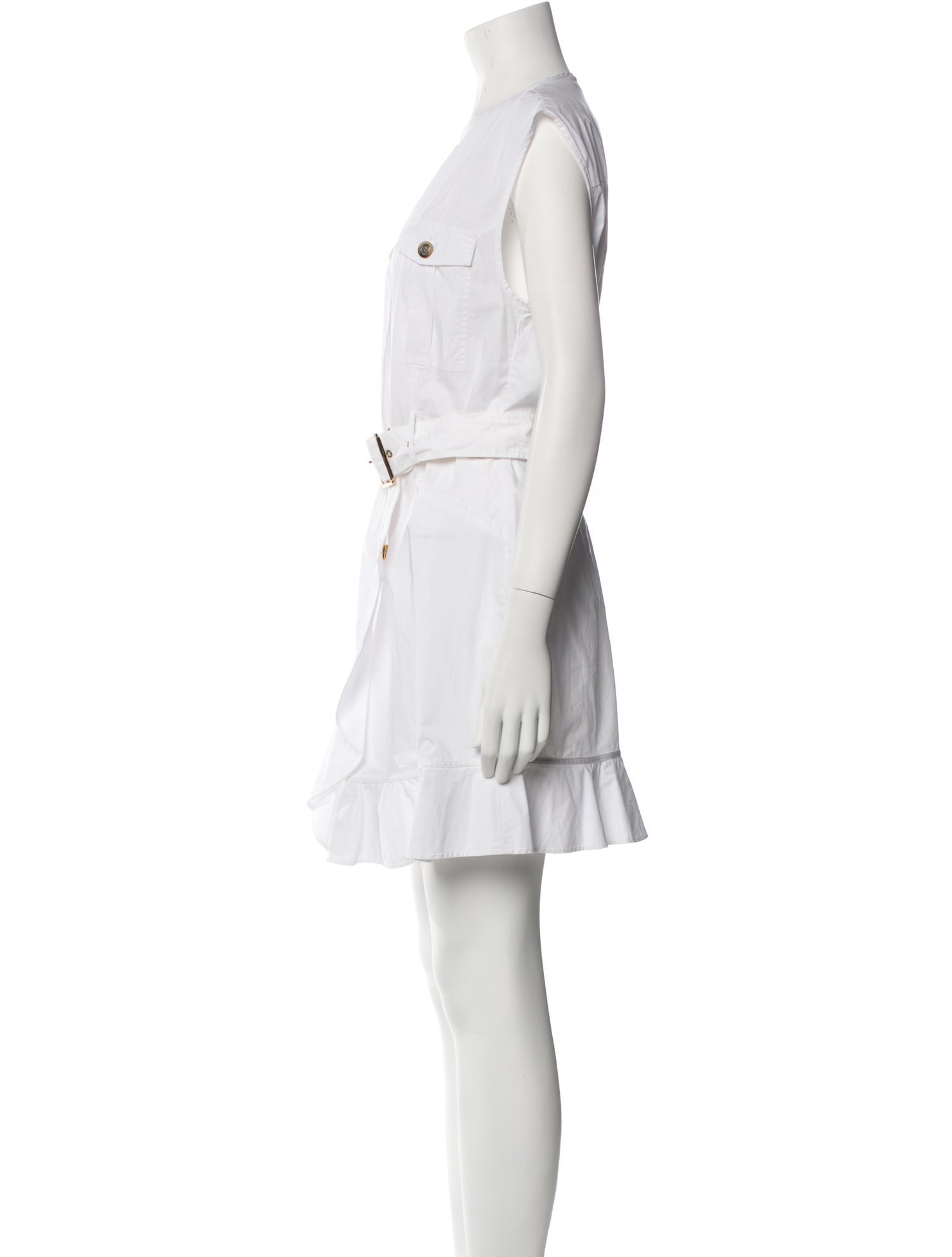 Pinko Plunge Neckline Mini Dress