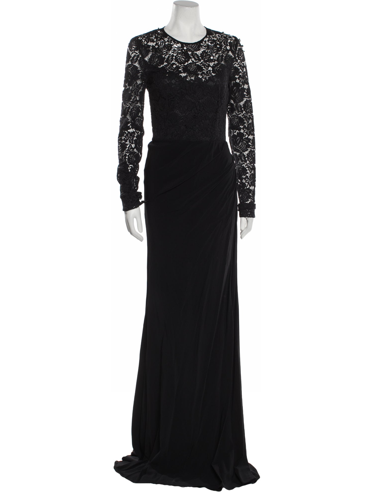 Pinko Crew Neck Long Dress