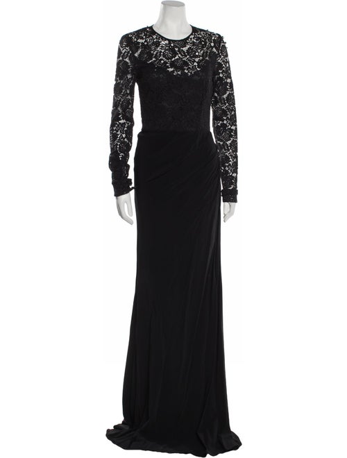 Pinko Crew Neck Long Dress