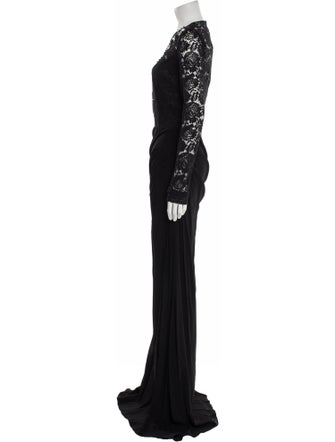 Pinko Crew Neck Long Dress