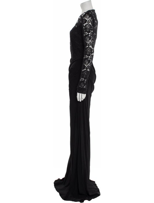 Pinko Crew Neck Long Dress