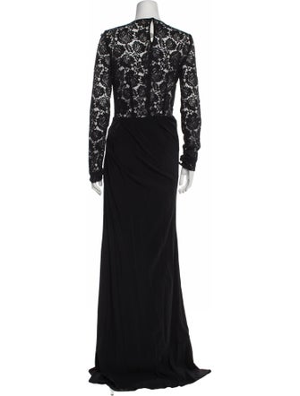 Pinko Crew Neck Long Dress