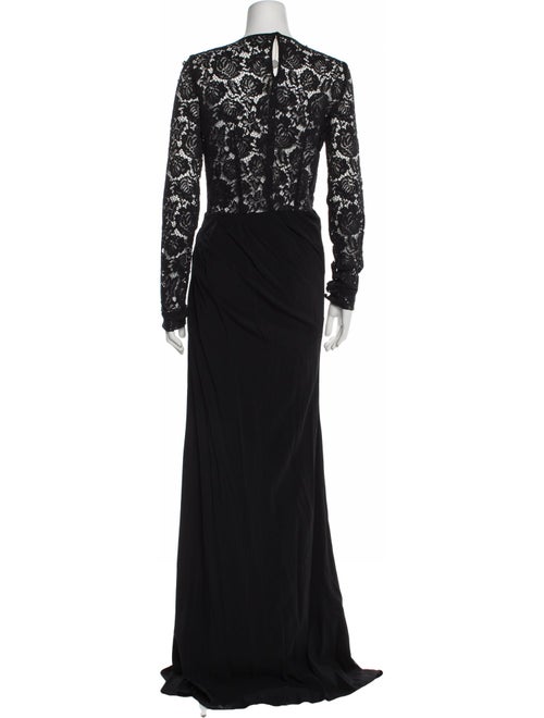 Pinko Crew Neck Long Dress