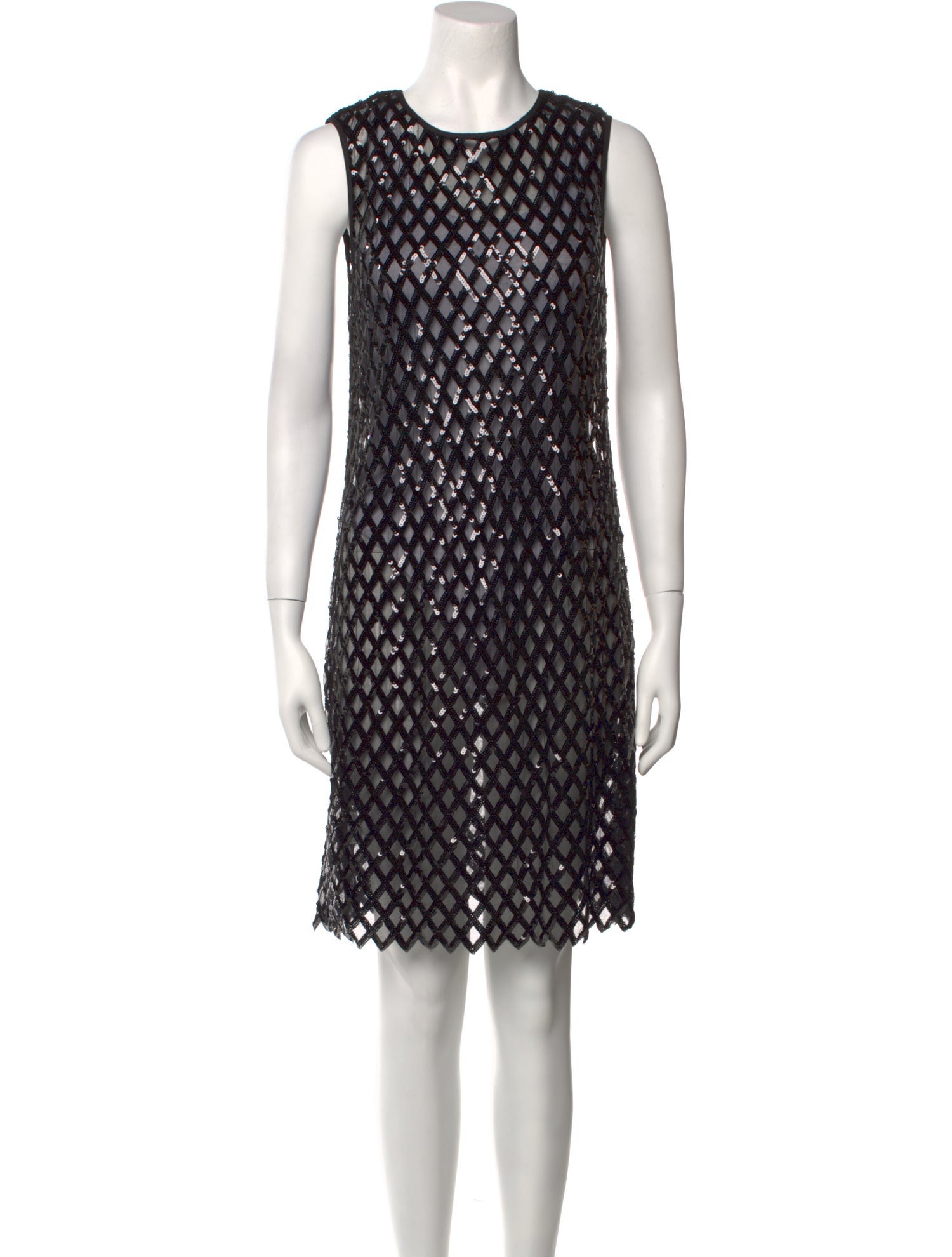 Pinko Crew Neck Mini Dress