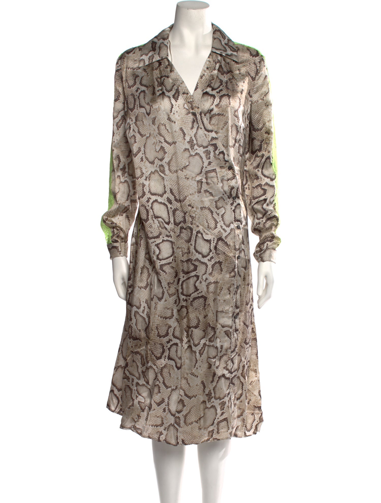 Pinko Animal Print Midi Length Dress w/ Tags