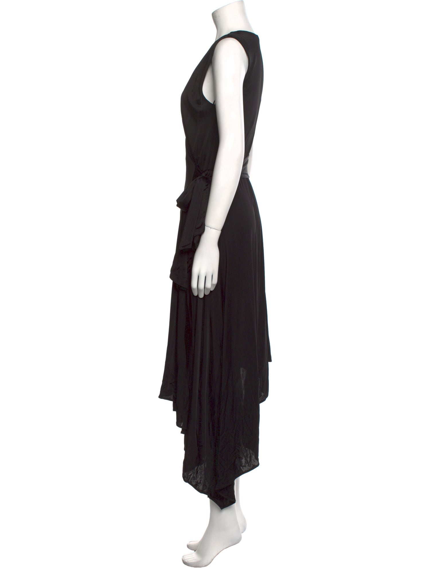 Pinko V-Neck Midi Length Dress