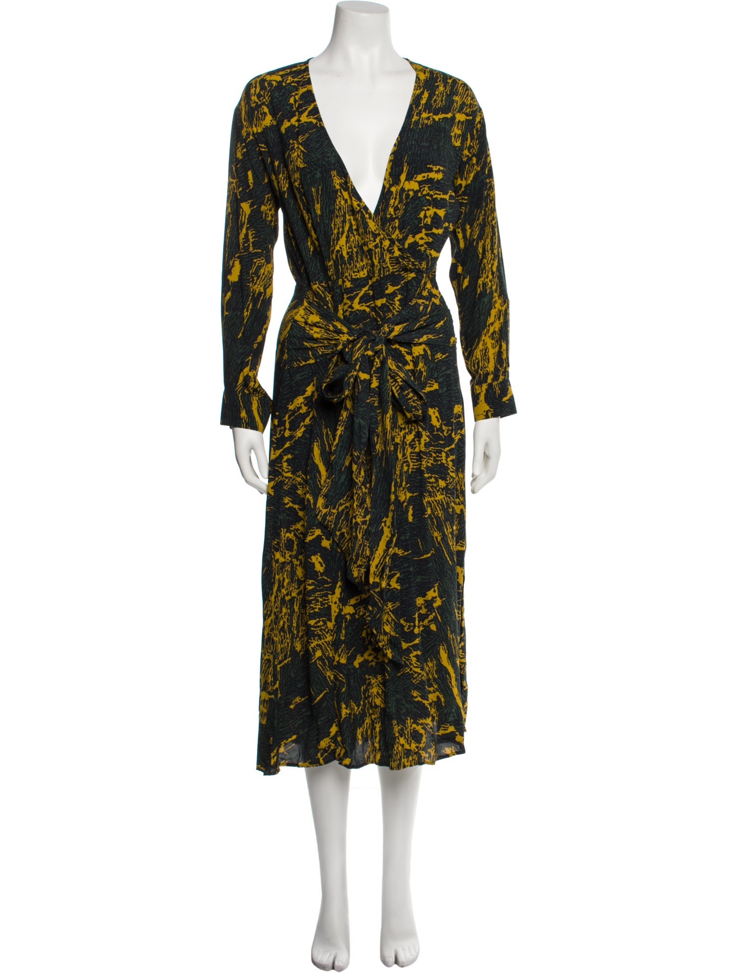 Pinko Printed Long Dress