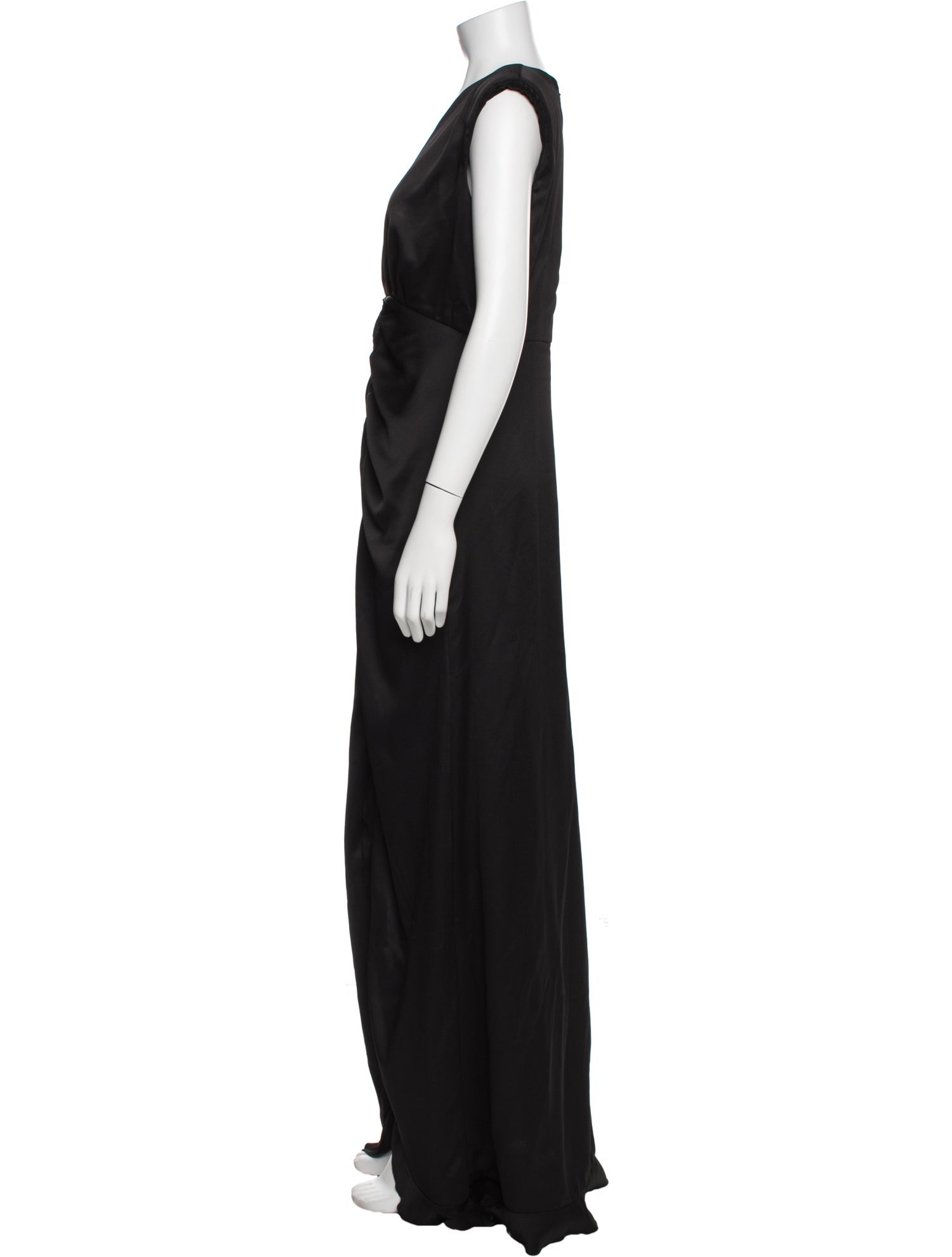 Pinko V-Neck Long Dress