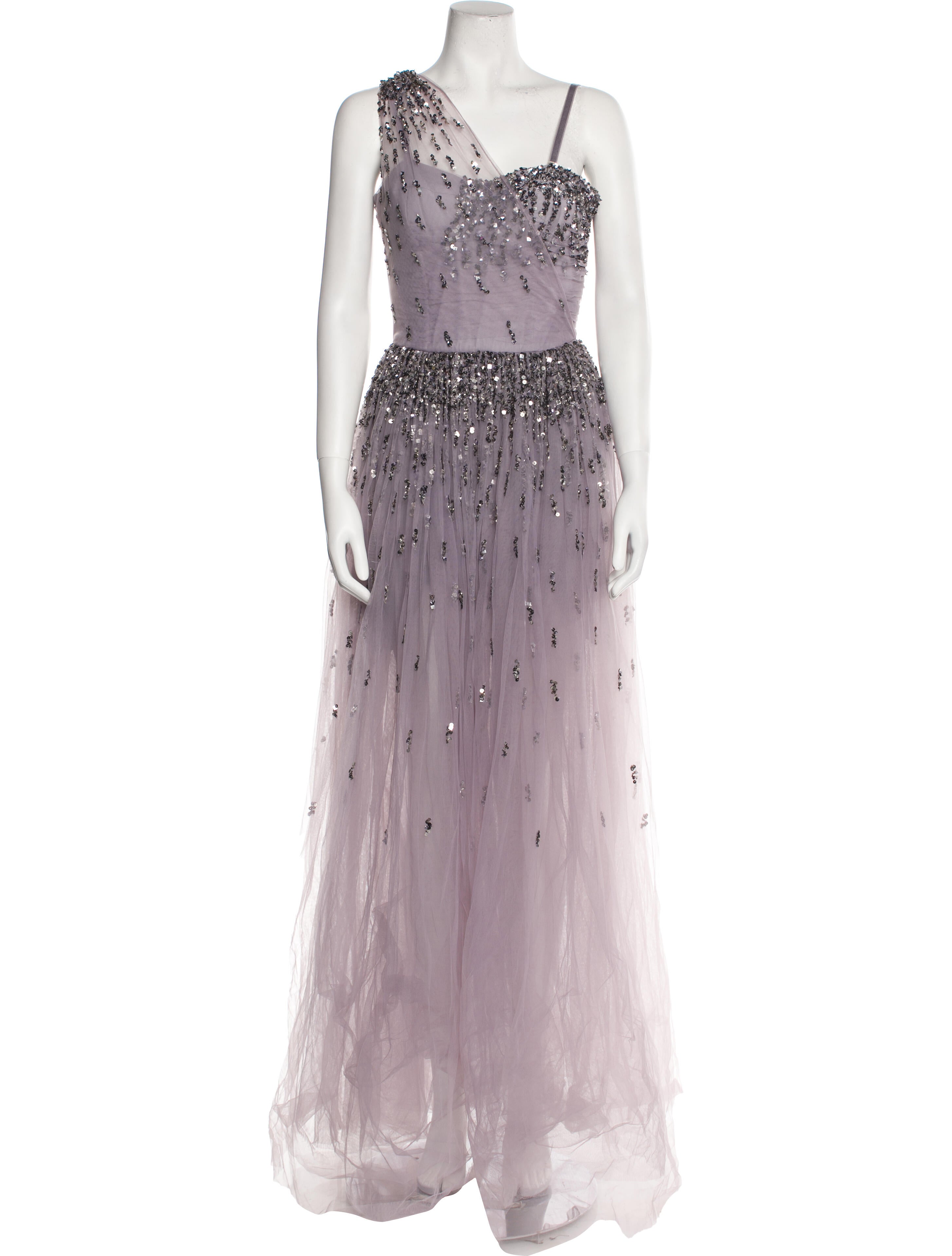 Pinko Mesh Long Dress