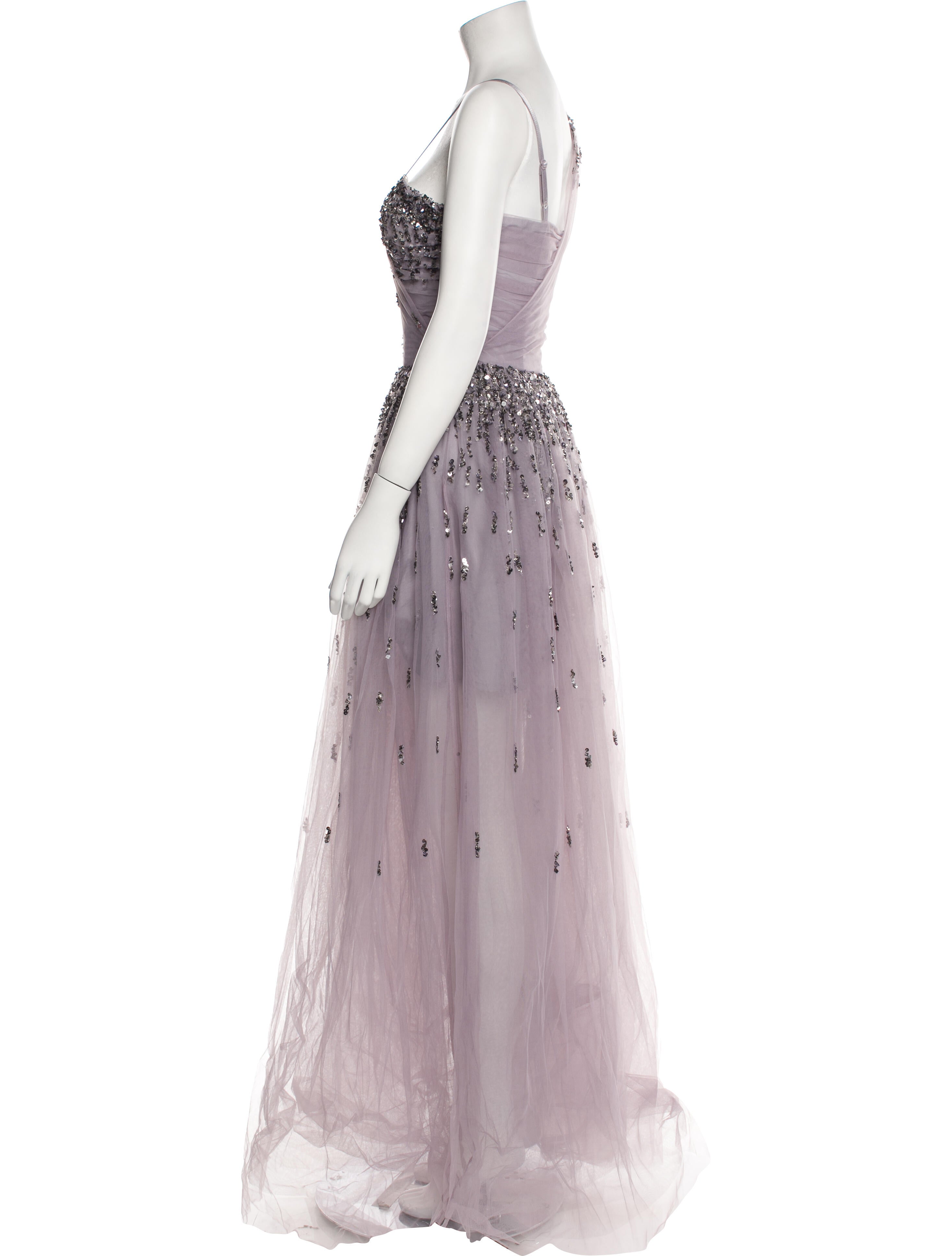 Pinko Mesh Long Dress