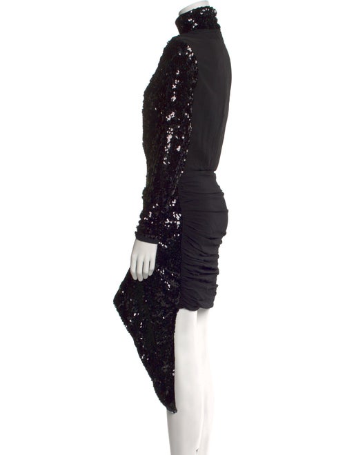 Pinko Mock Neck Midi Length Dress