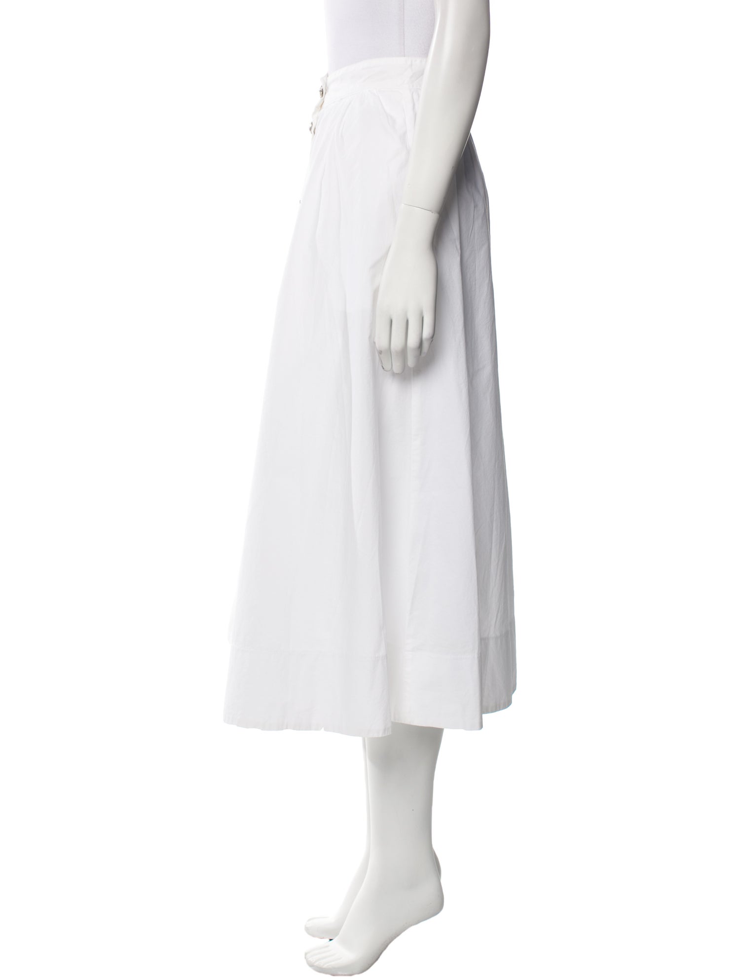 【関税&送料込】Pinko Skirts Grey Pinko Midi Length Skirt - White Skirts, Clothing