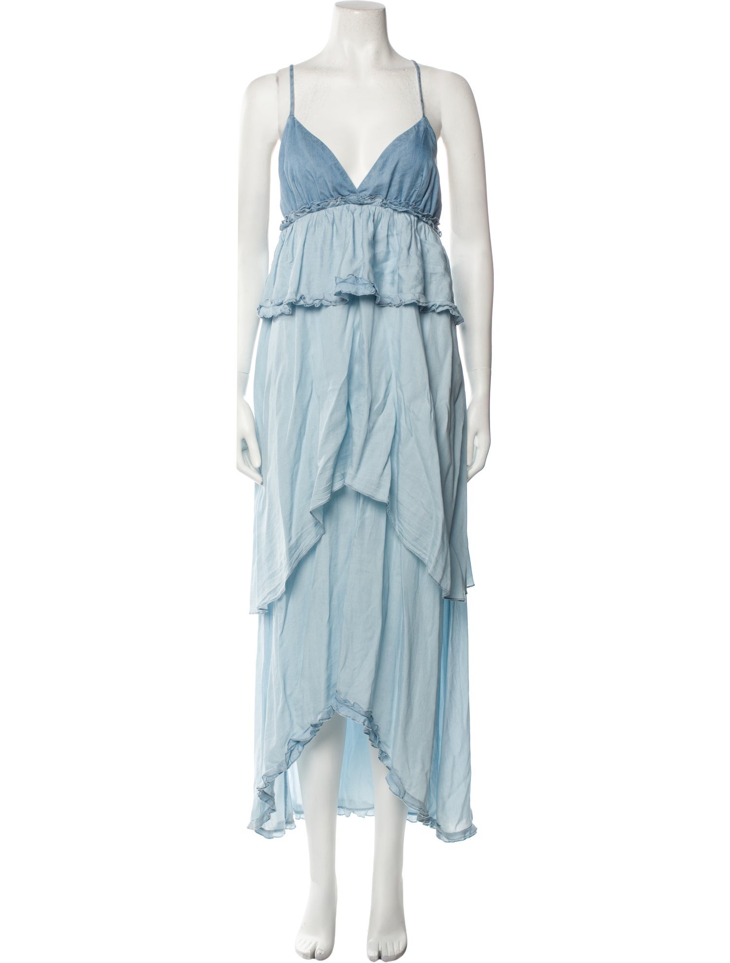 Pinko V-Neck Long Dress