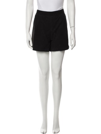 Pinko Goat Leather Mini Shorts