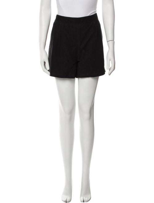 Pinko Goat Leather Mini Shorts