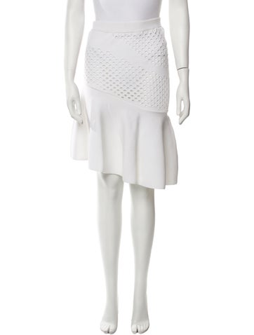 Pinko Skirts Lace Pattern Knee-Length Skirt S