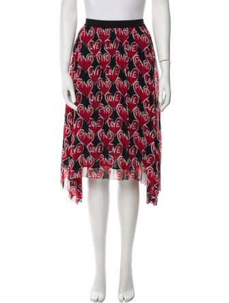 Pinko Printed Midi Length Skirt