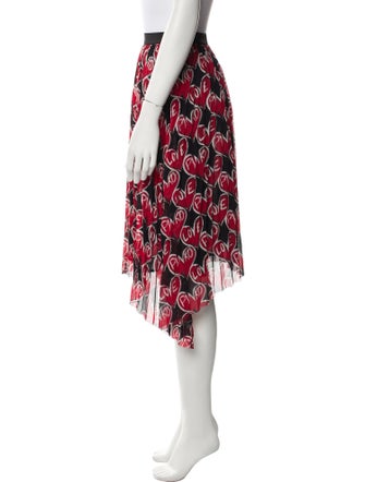 Pinko Printed Midi Length Skirt