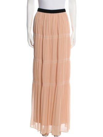 Pinko Colorblock Pattern Long Skirt