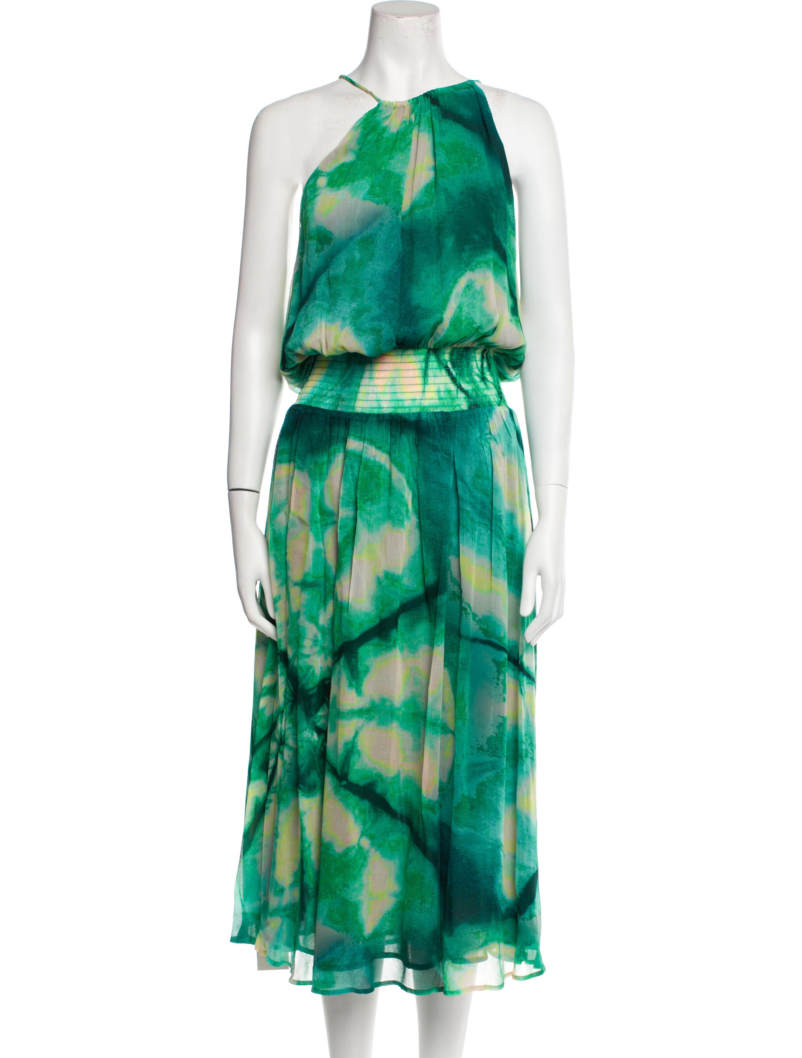 Pinko Tie-Dye Print Long Dress w/ Tags