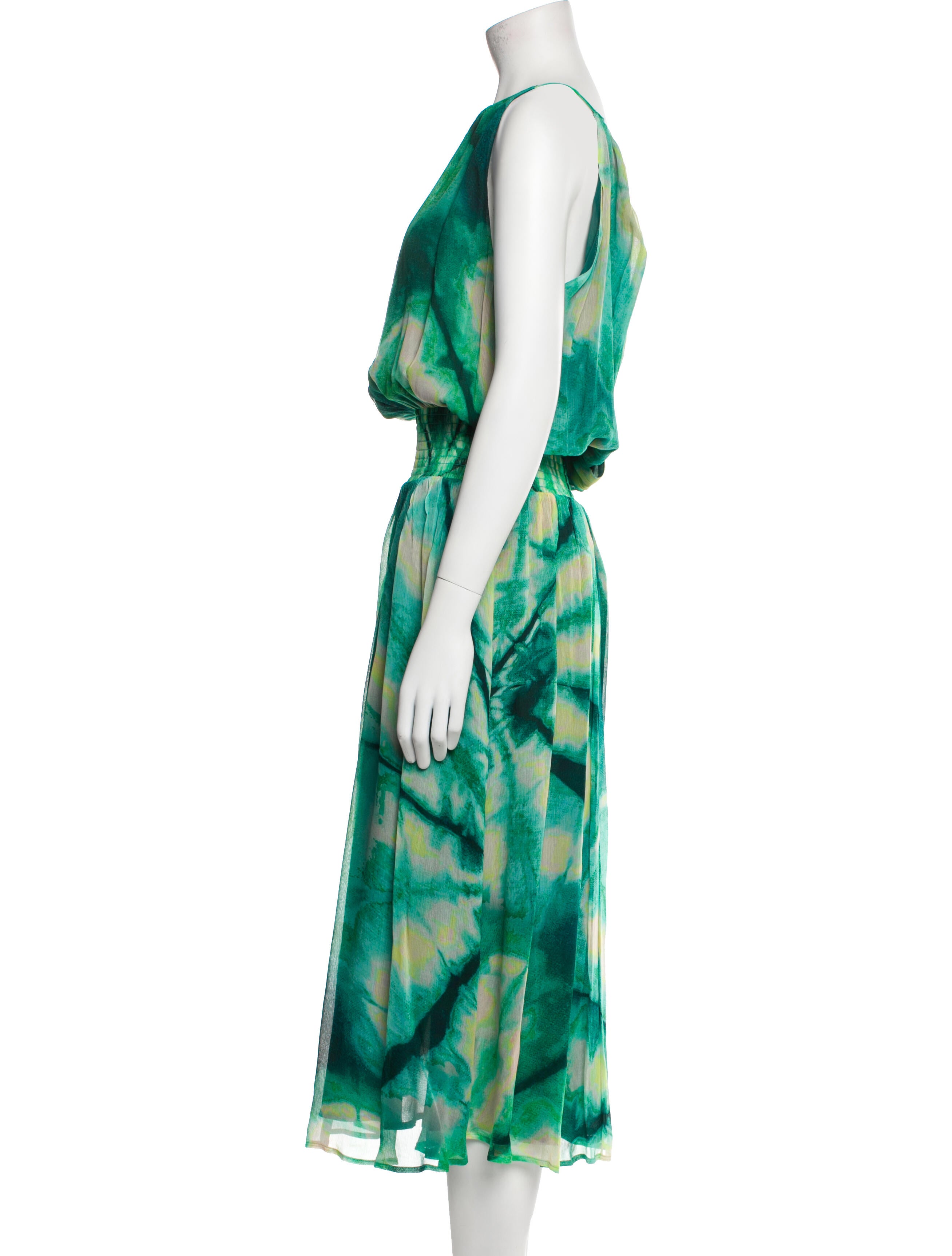 Pinko Tie-Dye Print Long Dress w/ Tags