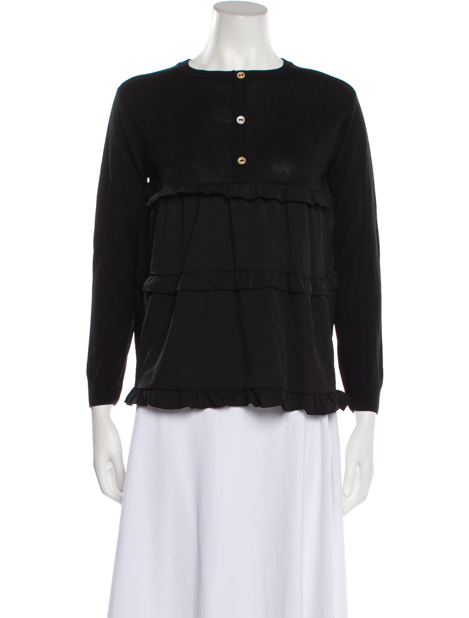 Pinko Crew Neck Three-Quarter Sleeve Polo w/ Tags