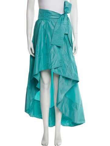 Pinko Skirts Ruffle Embellishment Long Skirt XS