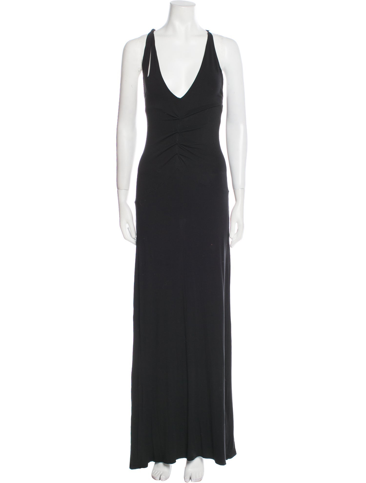 Pinko V-Neck Long Dress