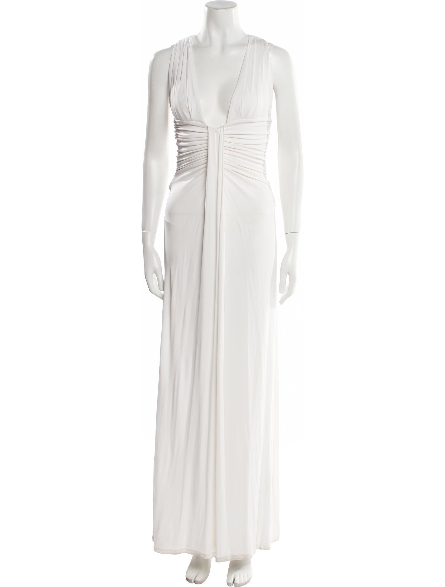 Pinko V-Neck Long Dress