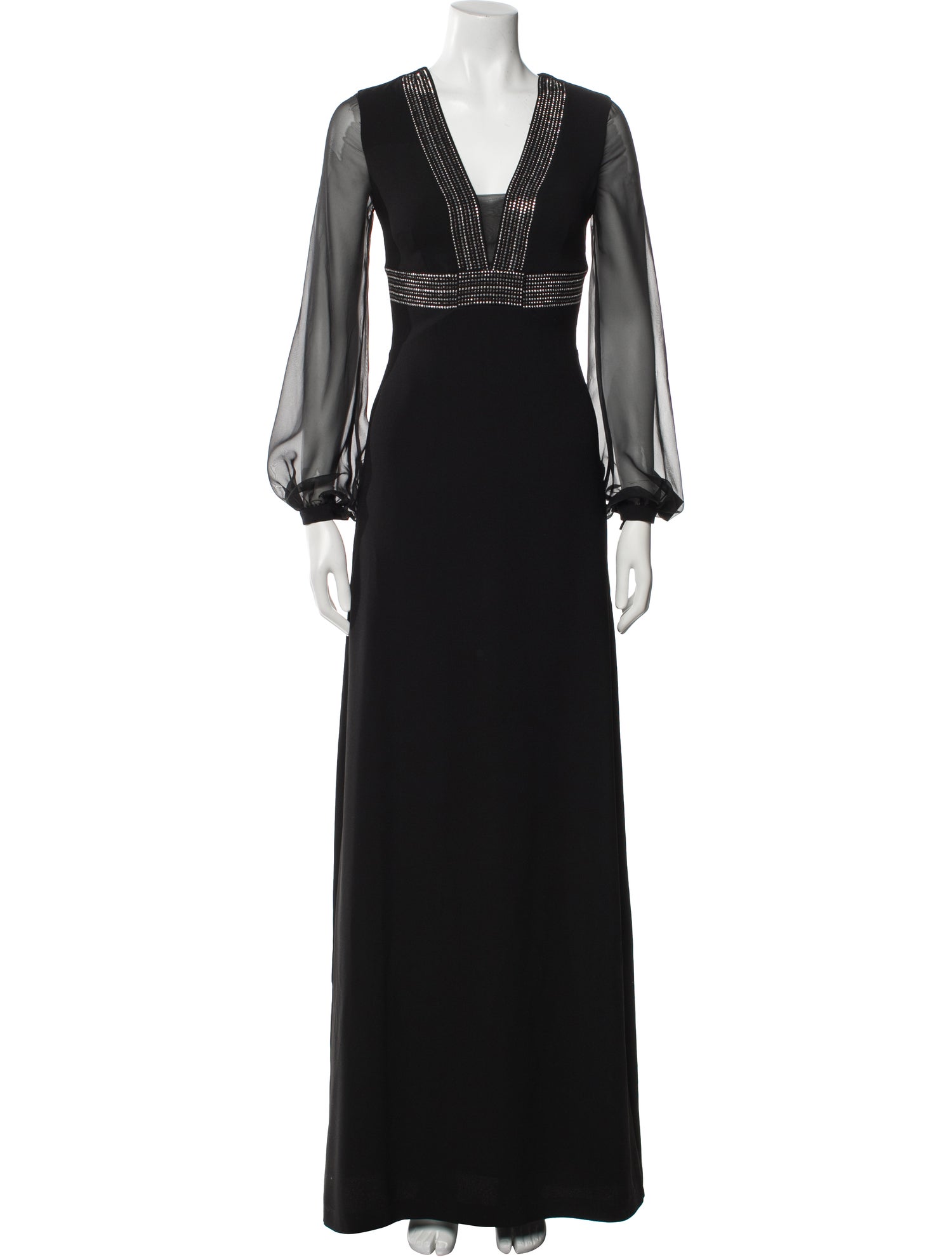 Pinko V-Neck Long Dress w/ Tags