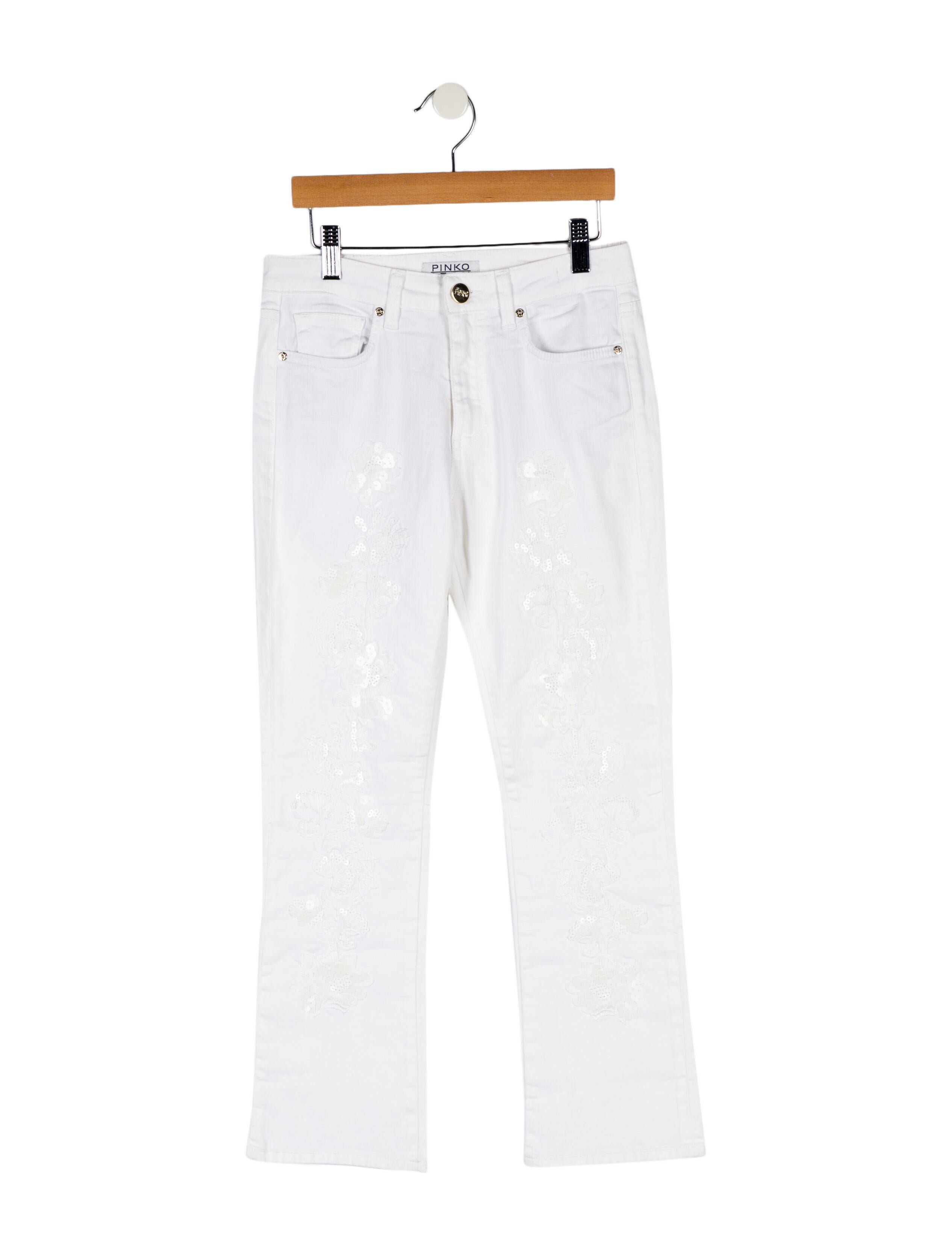 Pinko Mid-Rise Straight Leg Jeans