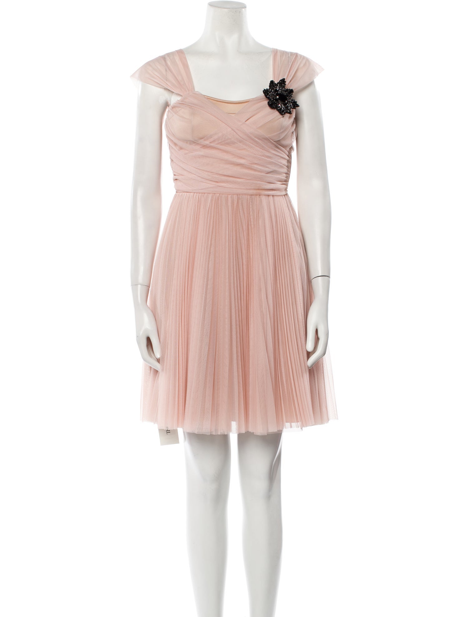 Pinko Square Neckline Mini Dress