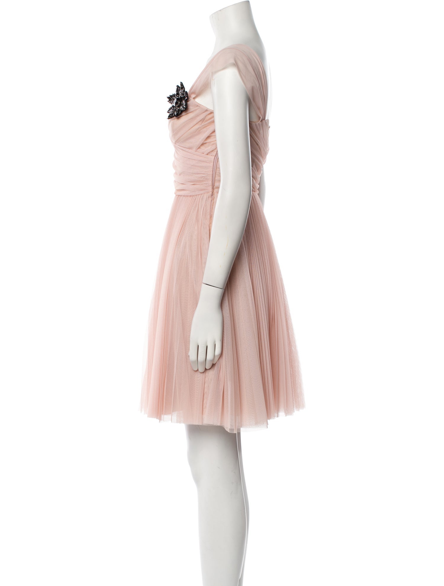 Pinko Square Neckline Mini Dress