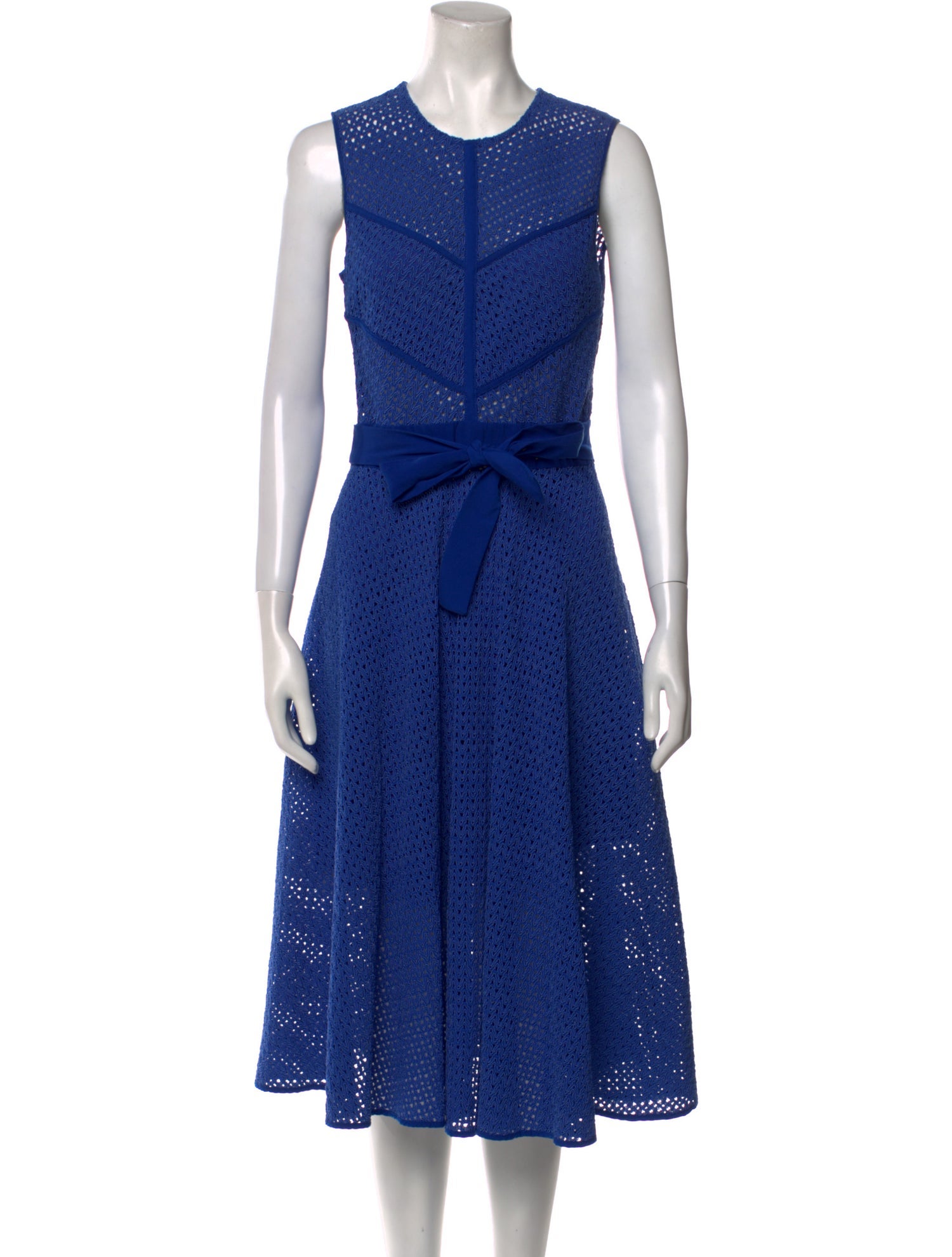 Pinko Crew Neck Midi Length Dress