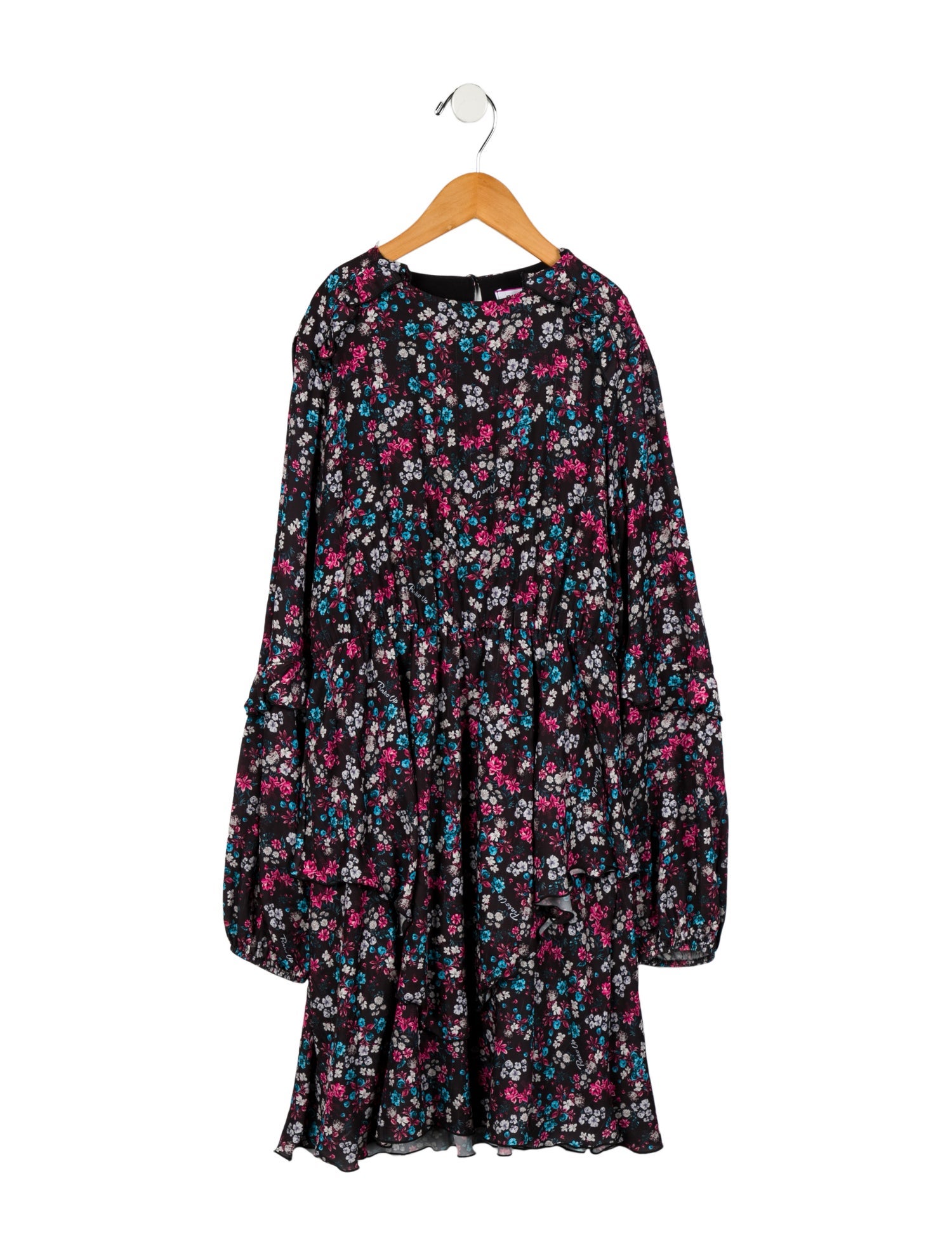 Pinko Girls' Floral Print Dress