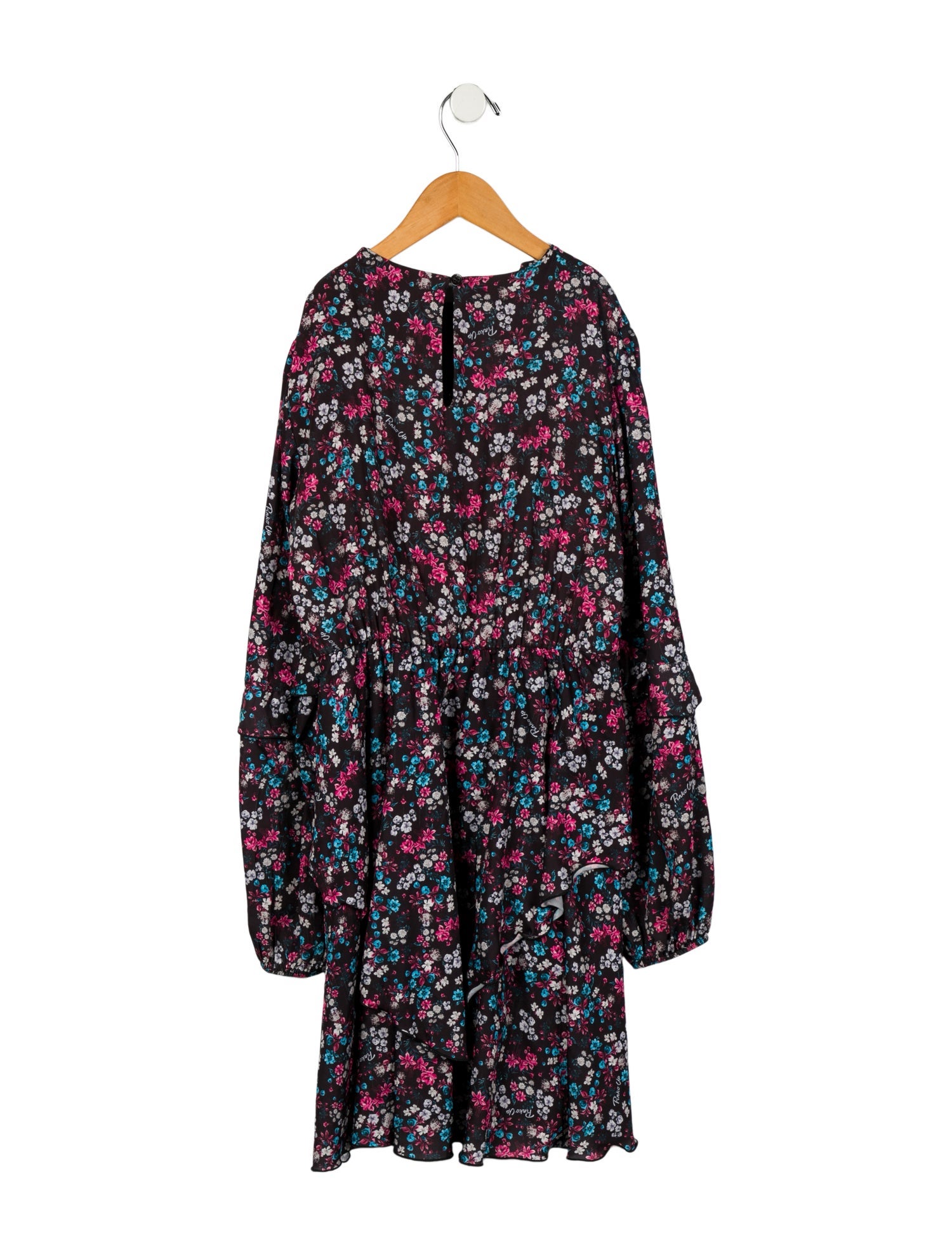 Pinko Girls' Floral Print Dress