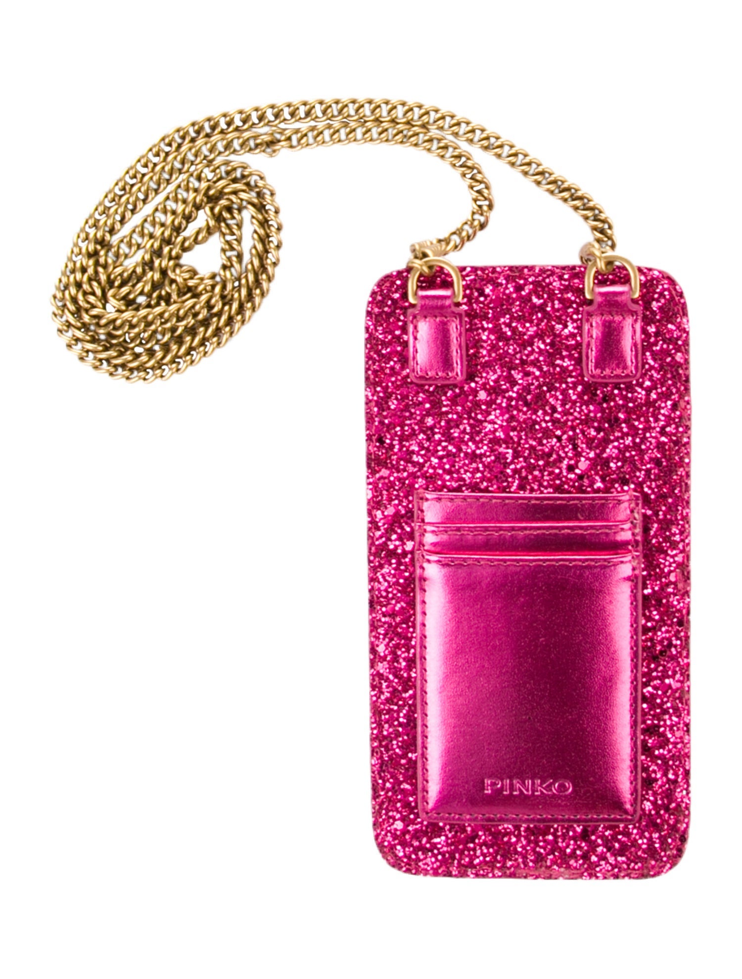 Pinko Leather Phone Case Holder w/ Tags