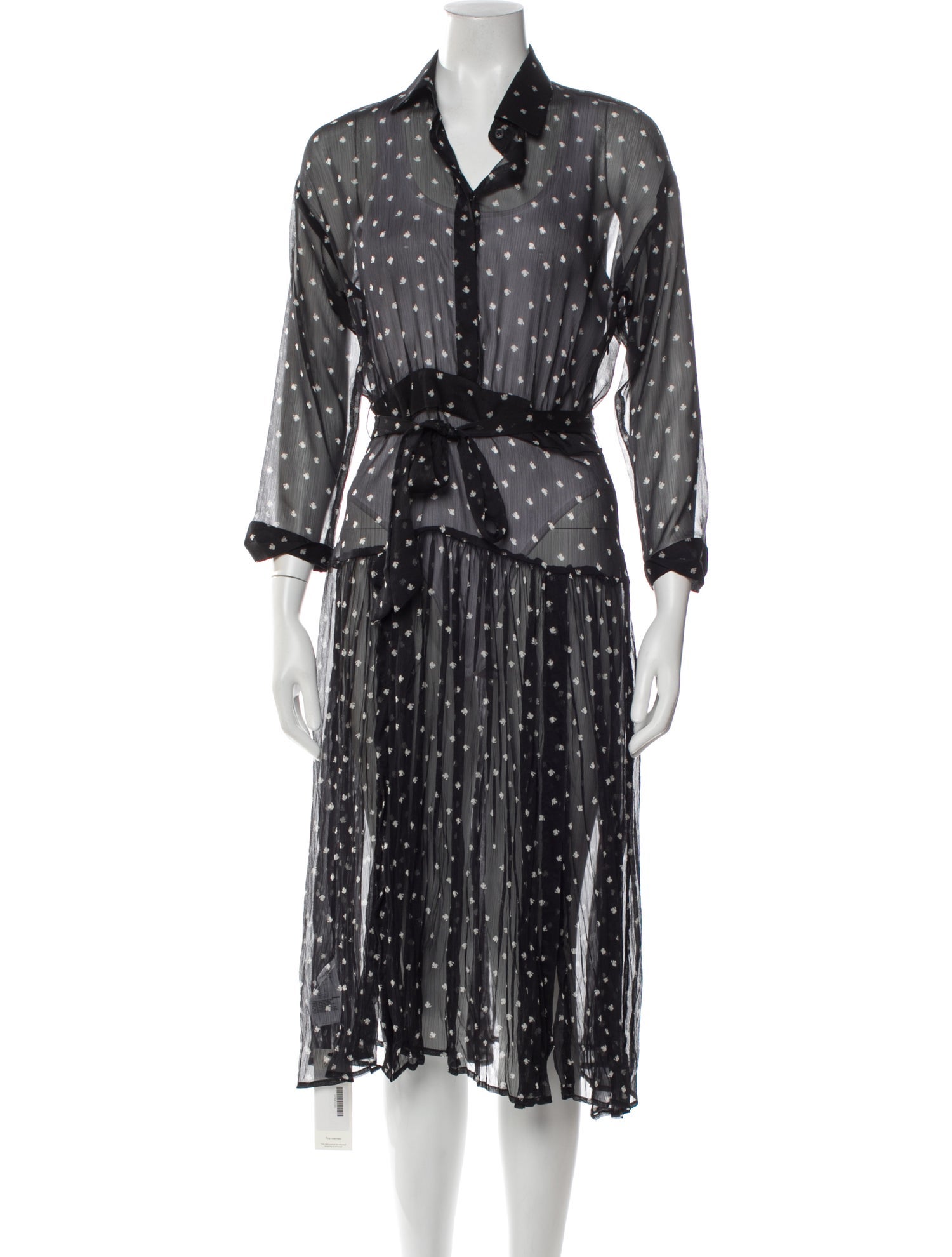 Pinko Printed Long Dress