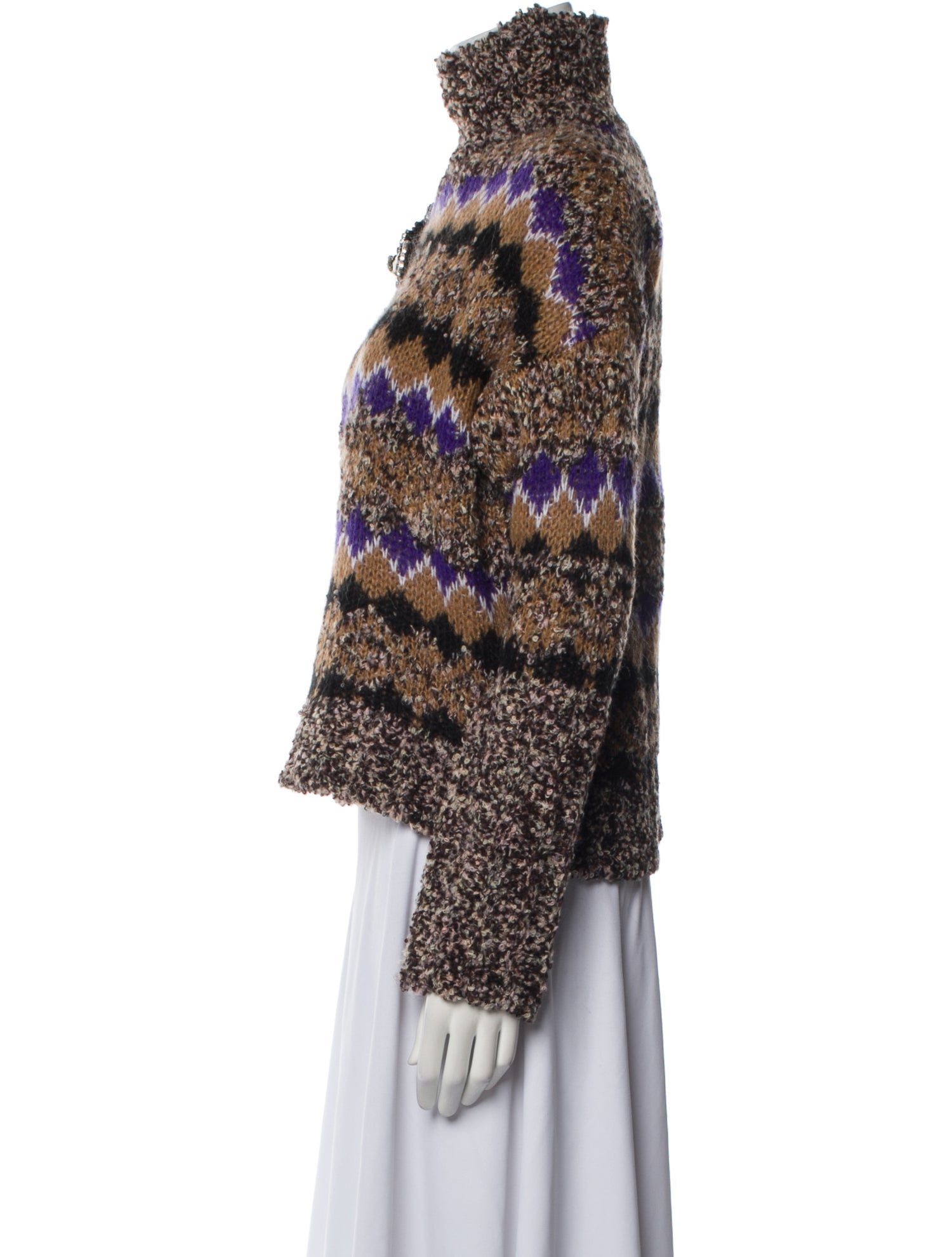 Pinko Striped Turtleneck Sweater