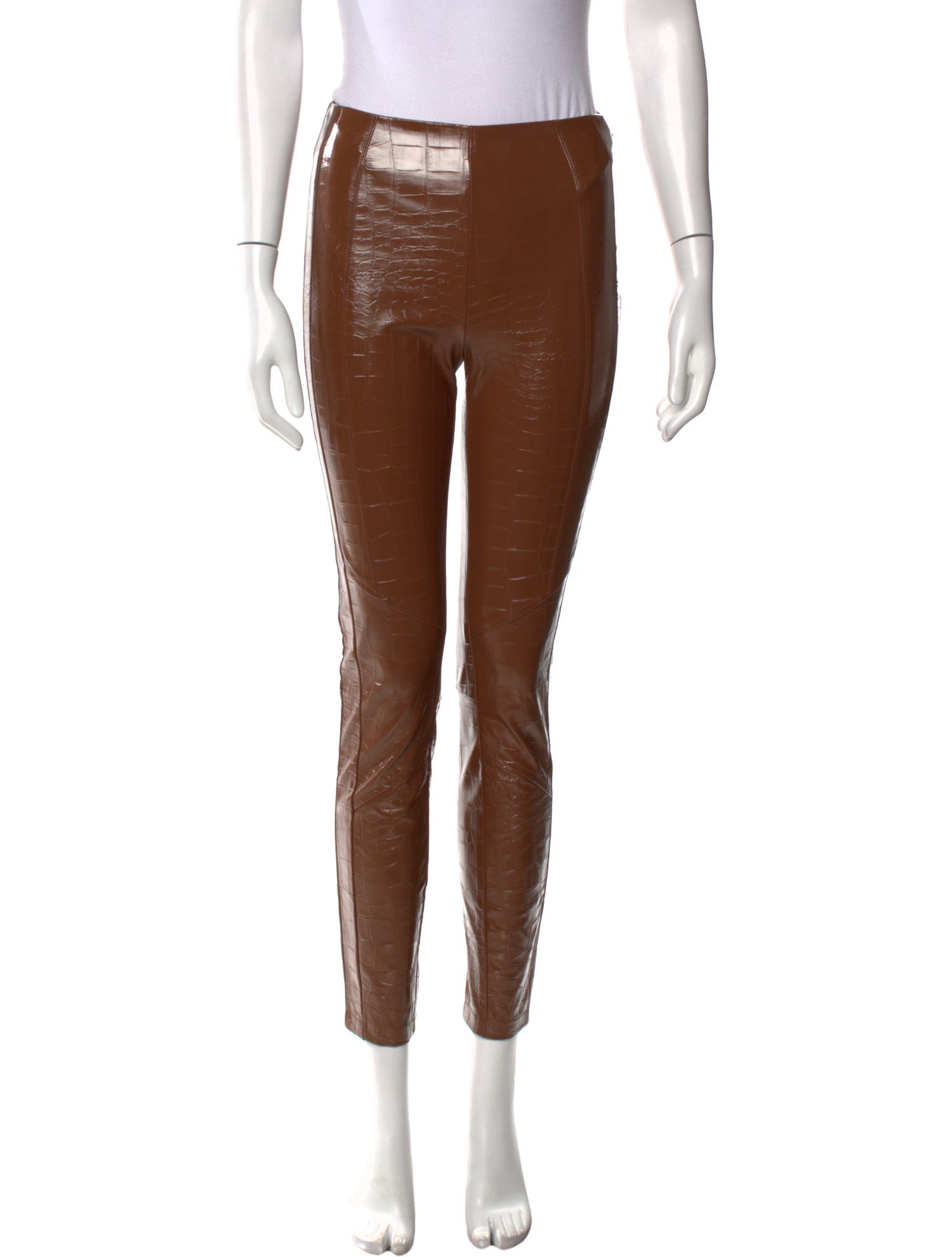 Pinko Faux Leather Skinny Leg Pants