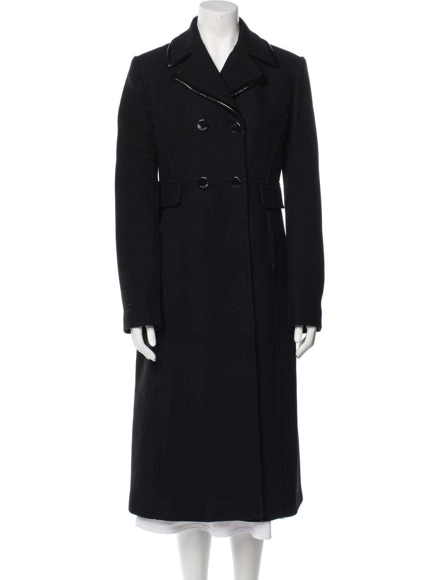Pinko Wool Trench Coat