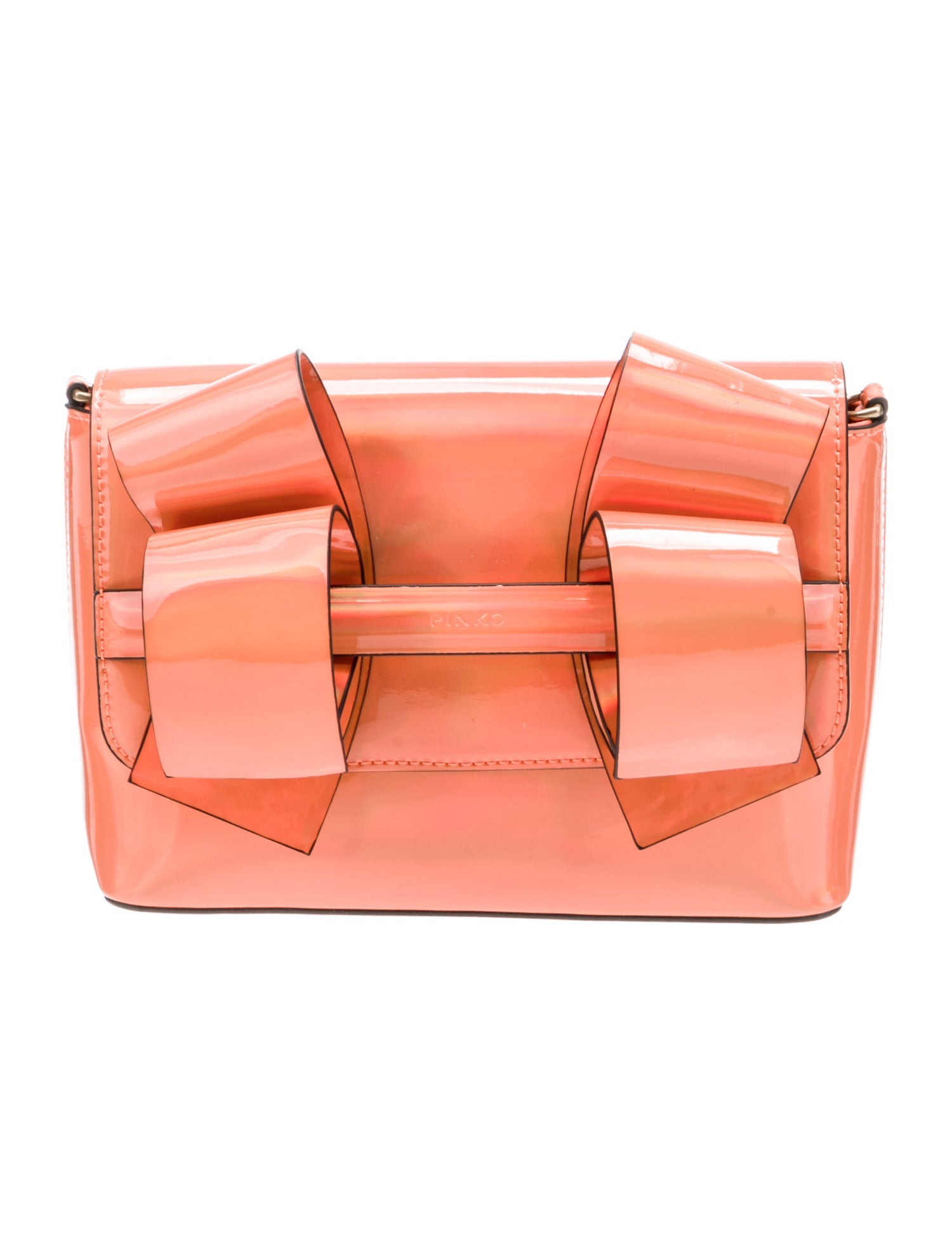 Pinko Patent Leather Shoulder Bag