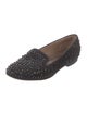 Pinko Suede Studded Accents Loafers