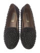 Pinko Suede Studded Accents Loafers
